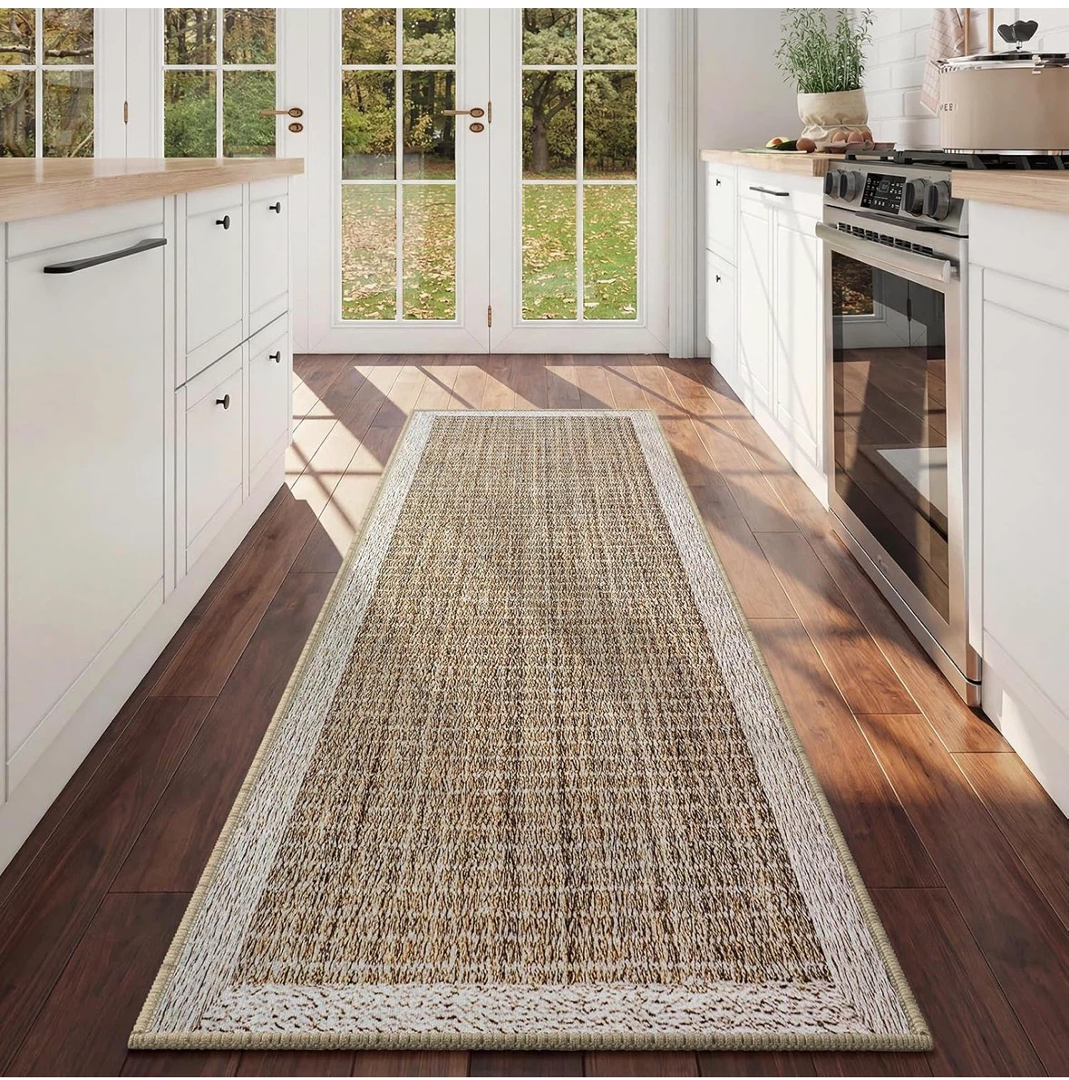 Non-Slip Kitchen Hallway Runner Rug 2x6 ft and 2x3 ft - photo 3