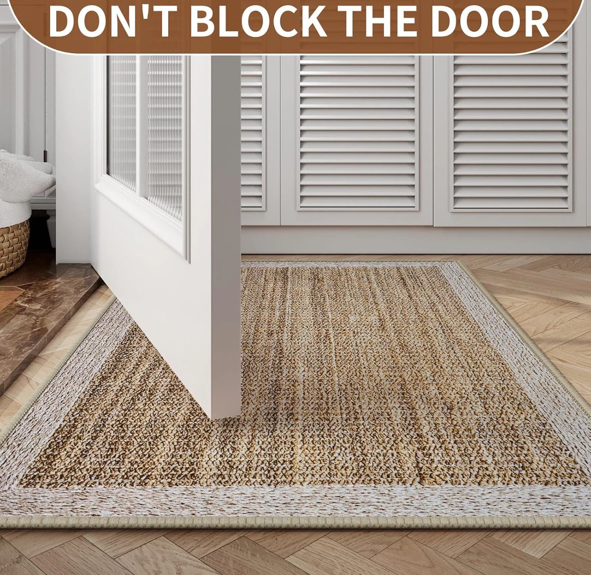 Non-Slip Kitchen Hallway Runner Rug 2x6 ft and 2x3 ft - photo 5