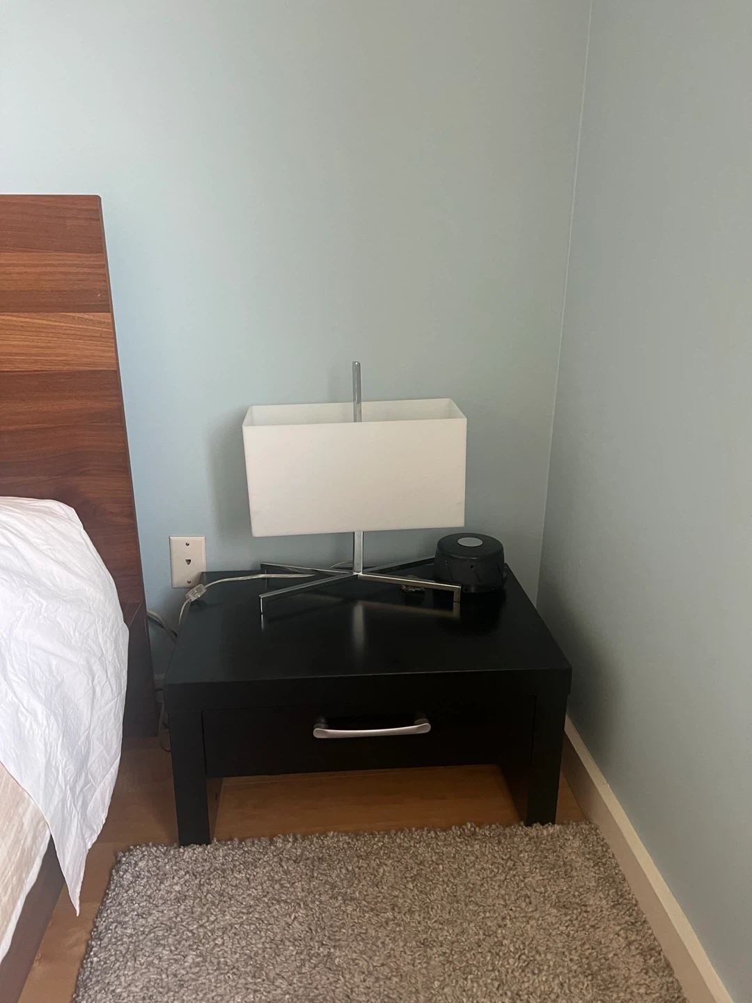 Modern Wood Nightstands & Lamps - photo 2