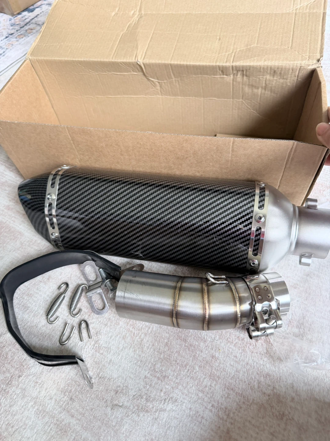 Motorcycle Exhaust Muffler Fitment for Kawasaki Ninja 400 Z400