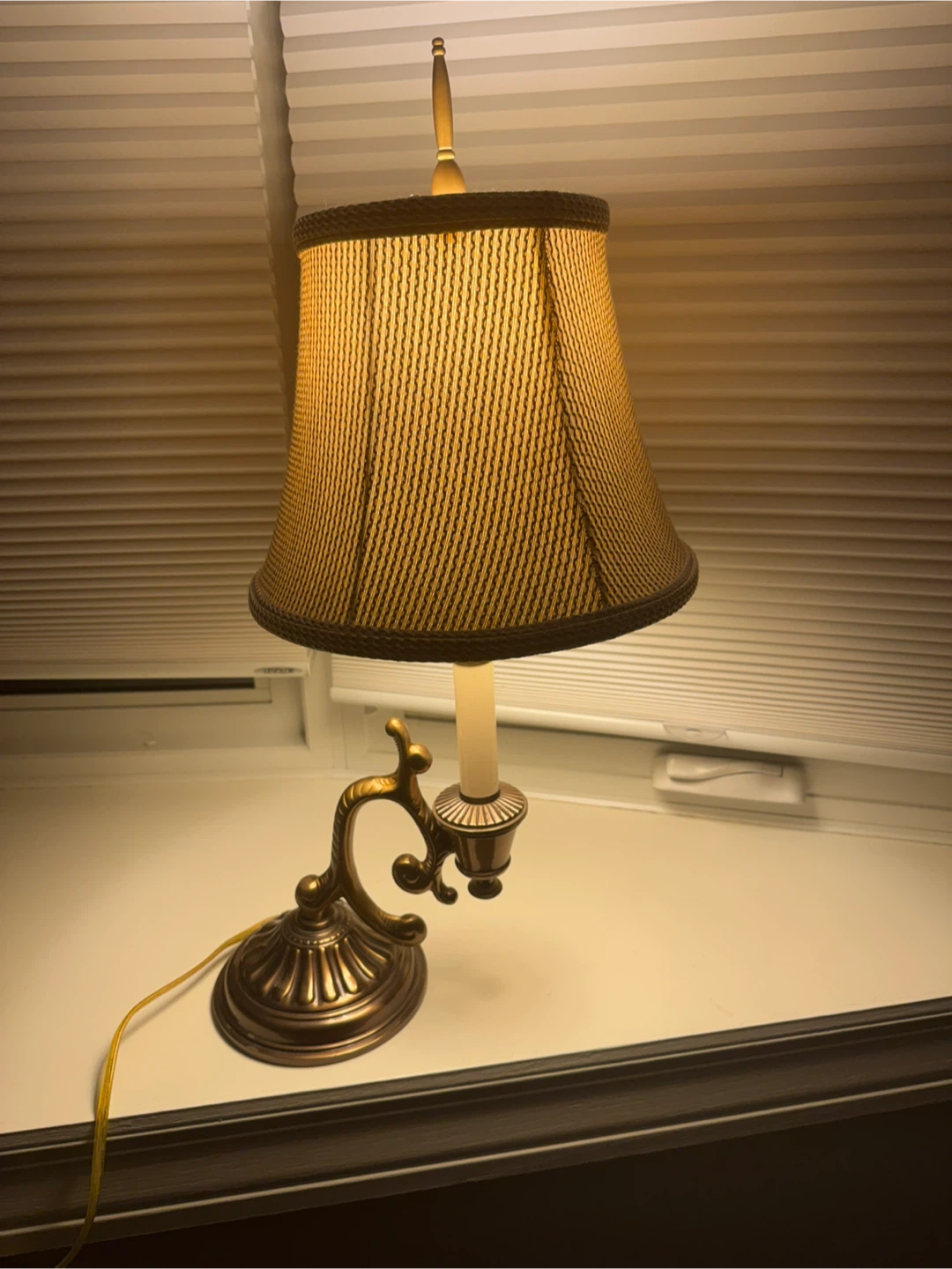 Stifel Vintage Brass Accent Lamp