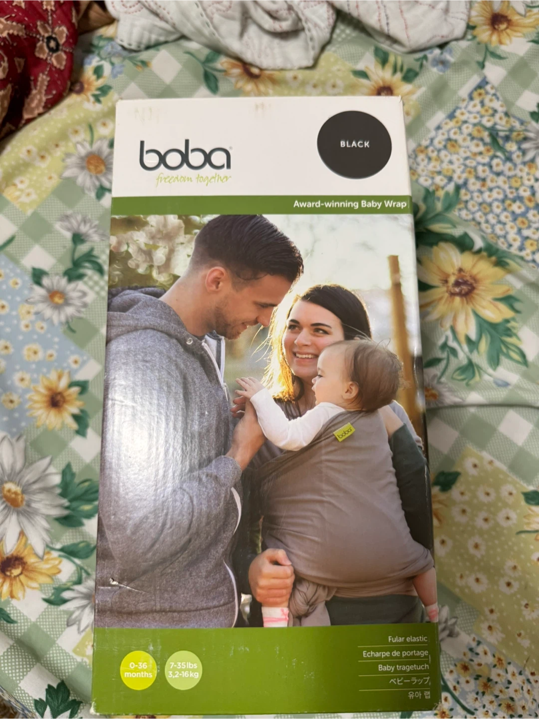 Boba Award-winning Baby Wrap - Black