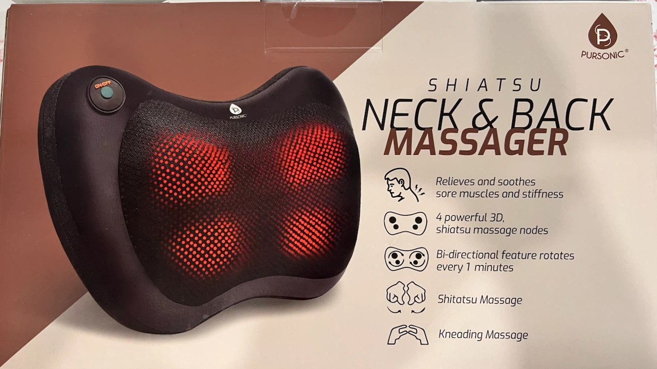 Pursonic Shiatsu Neck & Back Massager