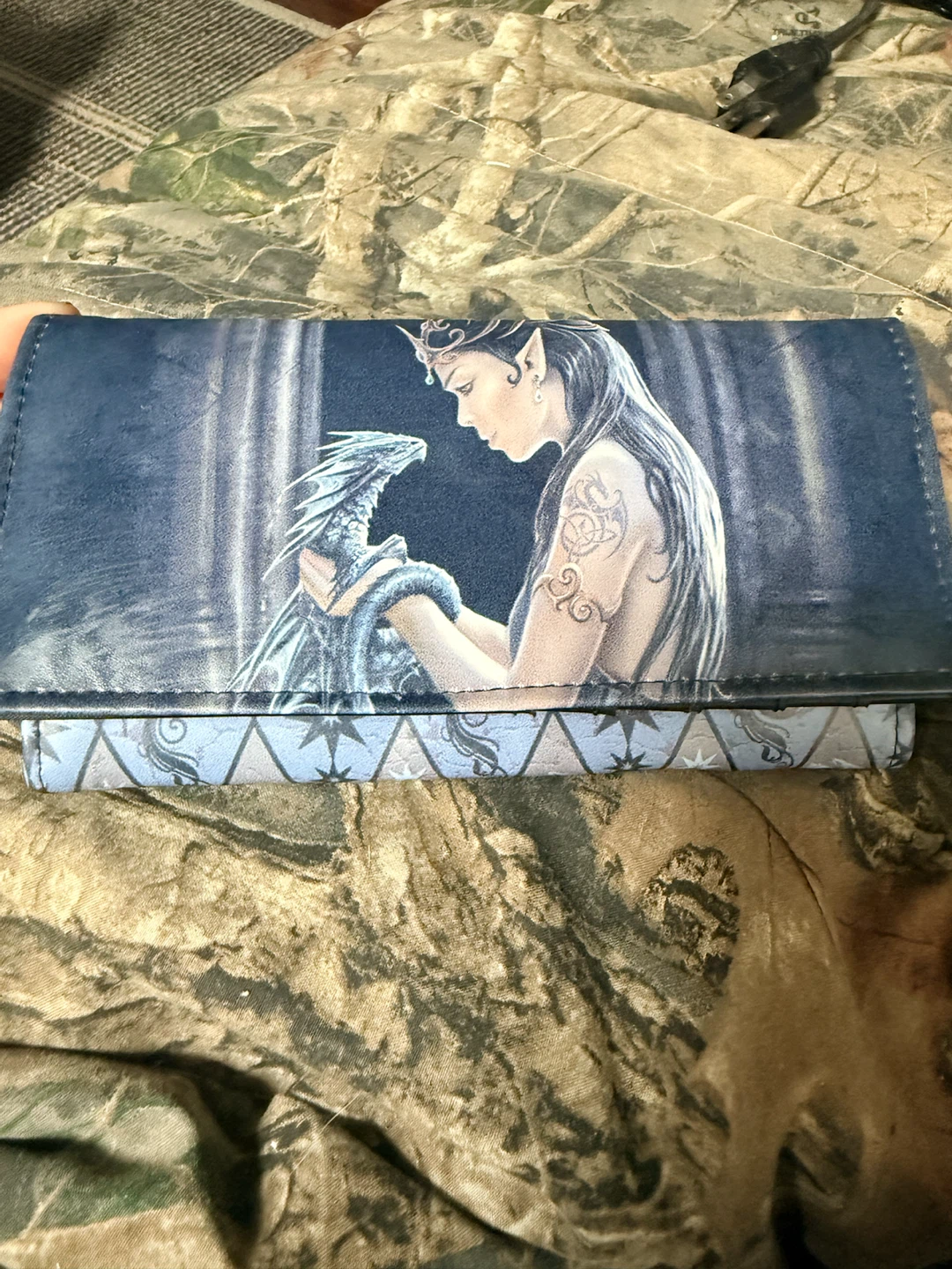 Green Earth Fairy and Dragon Wallet