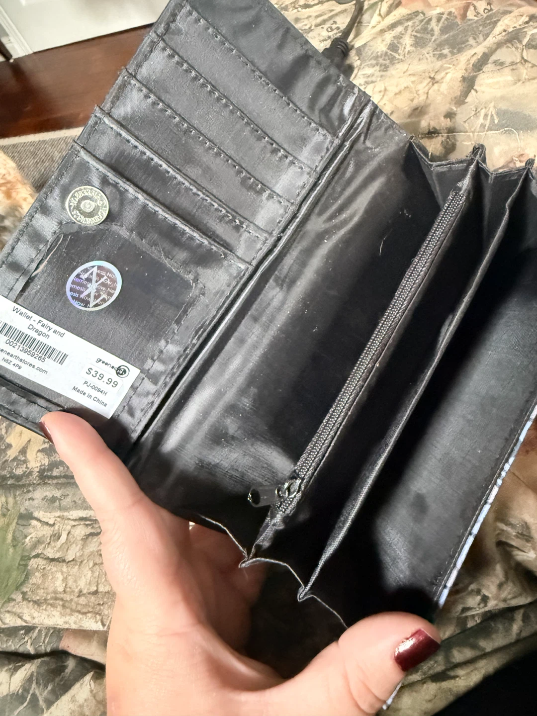Green Earth Fairy and Dragon Wallet - photo 2