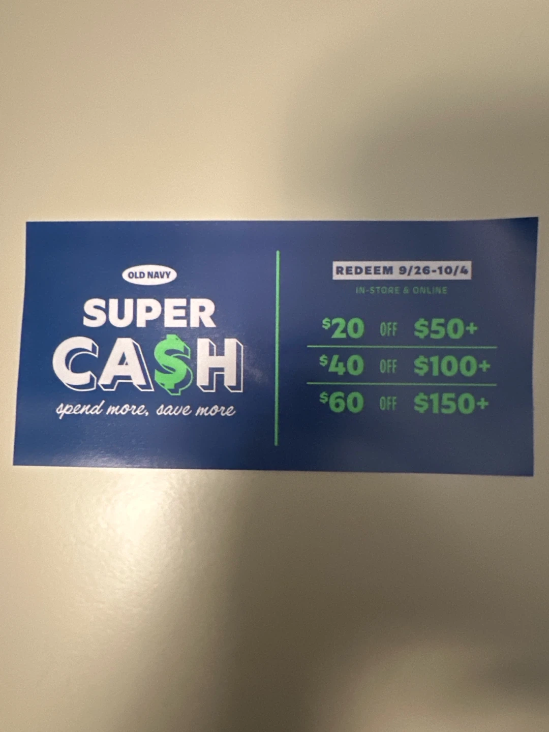 Old Navy coupon