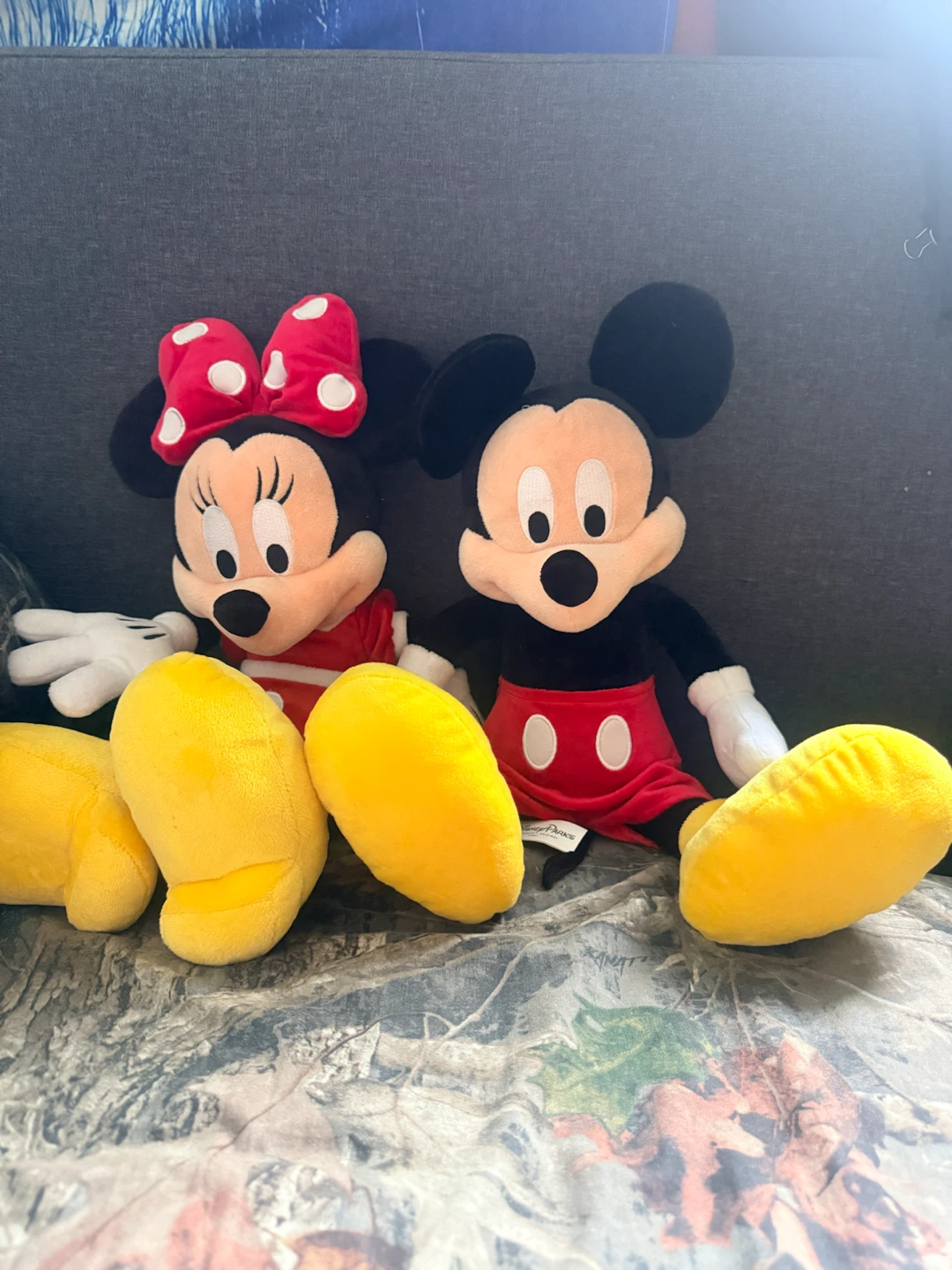 Disney Parks Mickey and Minnie Mouse Plush Set