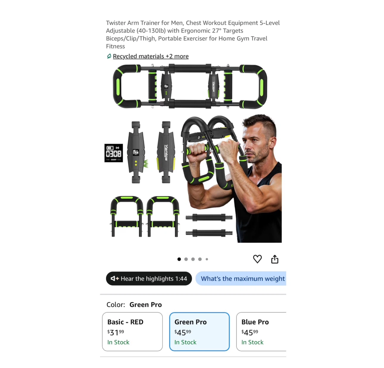 Brand new Twister Arm Trainer for Men
