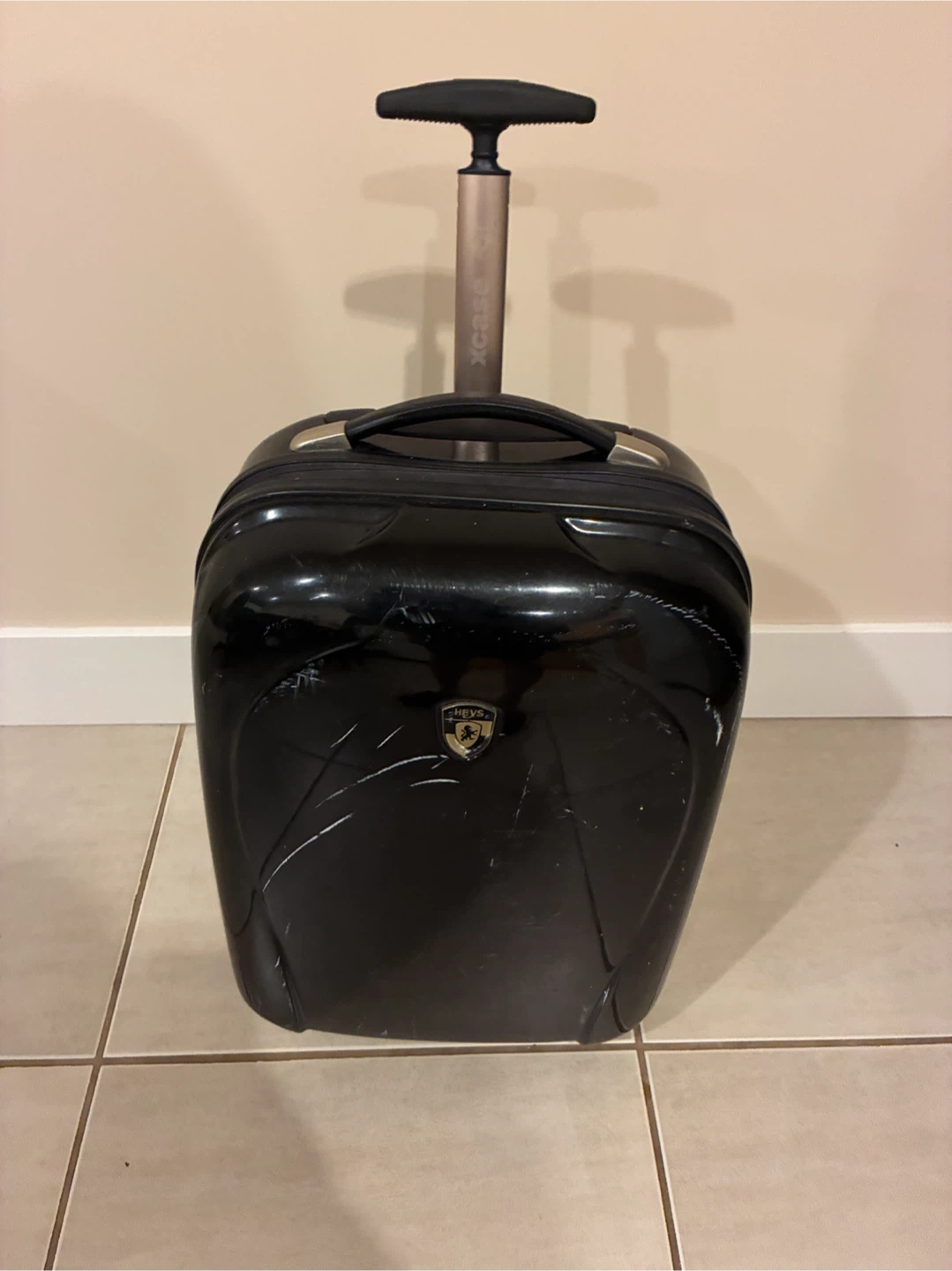 Black HEVYS Luggage Carry-On Suitcase - photo 2