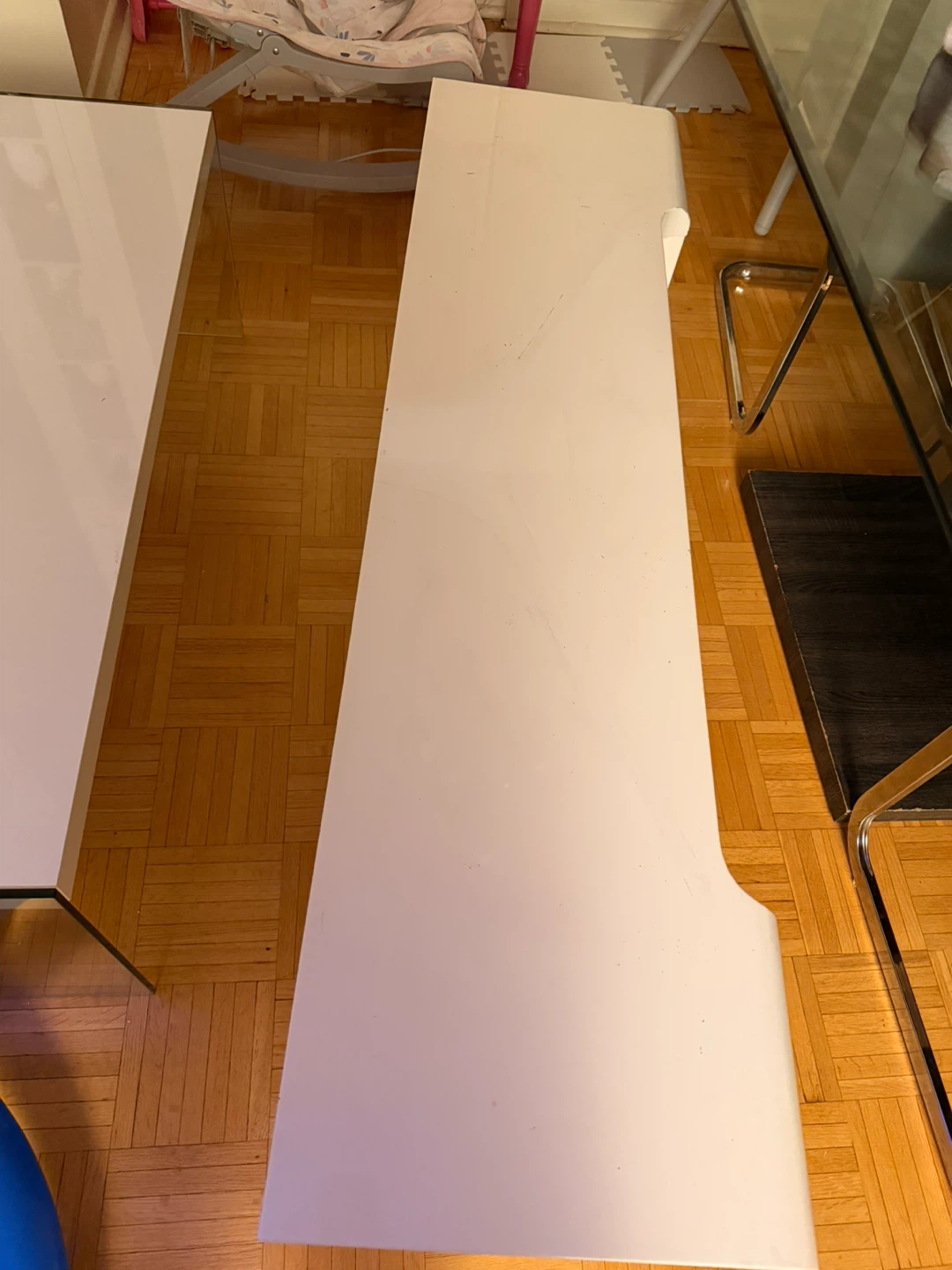 White Modern Coffee Table - photo 2