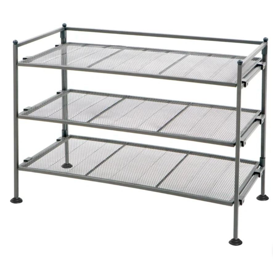 Shoe Bench with Two Tiers & Rack - photo 4