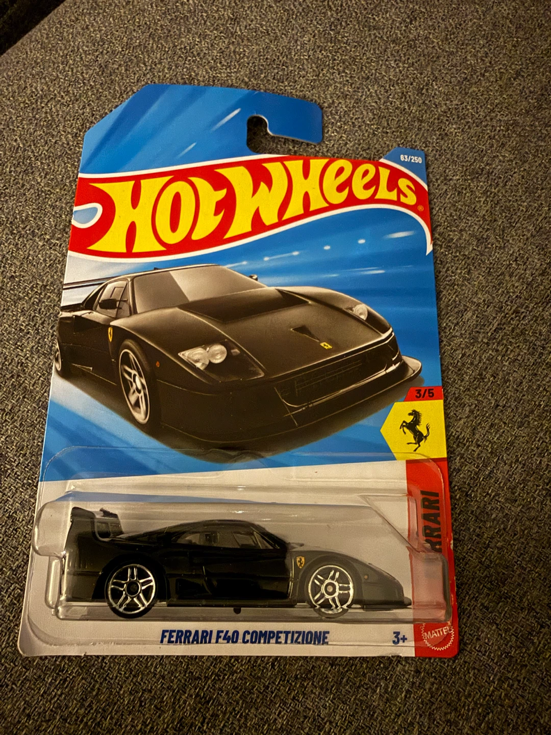 Hot Wheels Ferrari F40 Competizione – Black 🖤🏎️