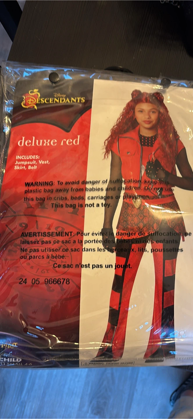 Disney Descendants Deluxe Red Costume Set