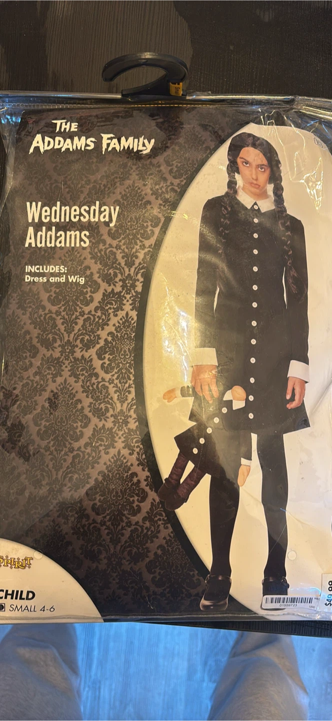 The Addams Family Wednesday Addams Child Costume