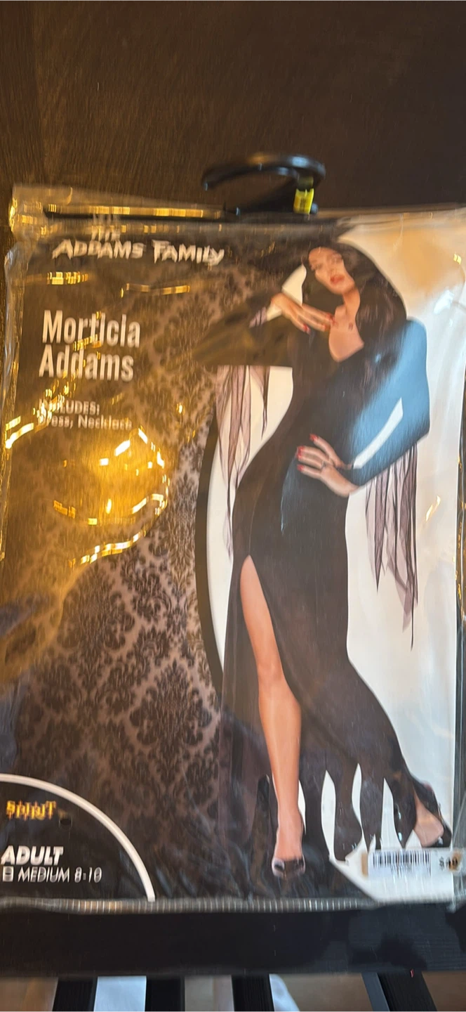 The Addams Family Morticia Addams Adult Costume Medium