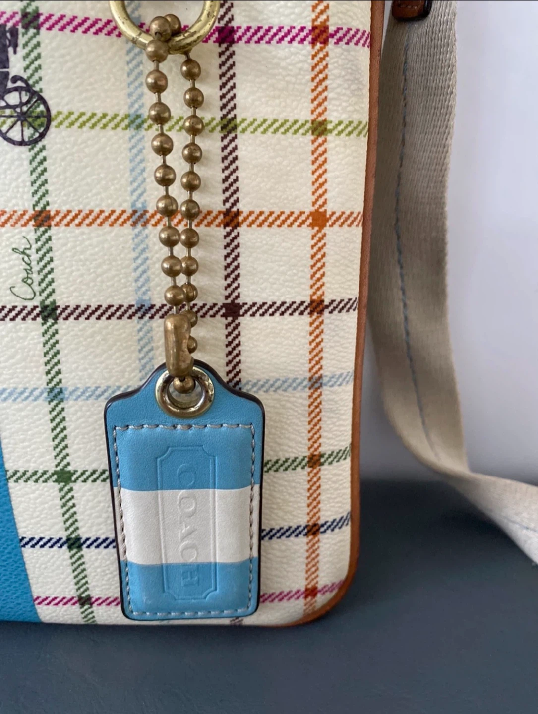 Coach Plaid Crossbody Bag - photo 5