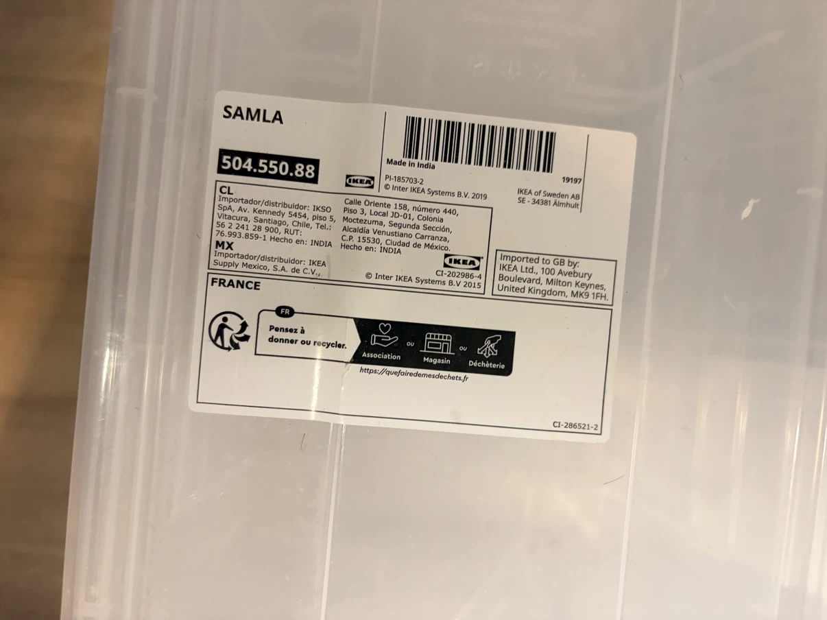 IKEA SAMLA Storage Boxes - photo 3