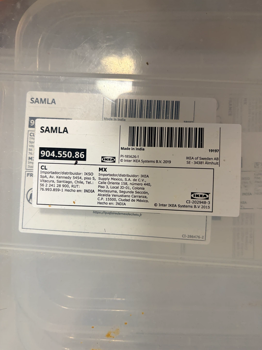 IKEA SAMLA Storage Boxes - photo 4