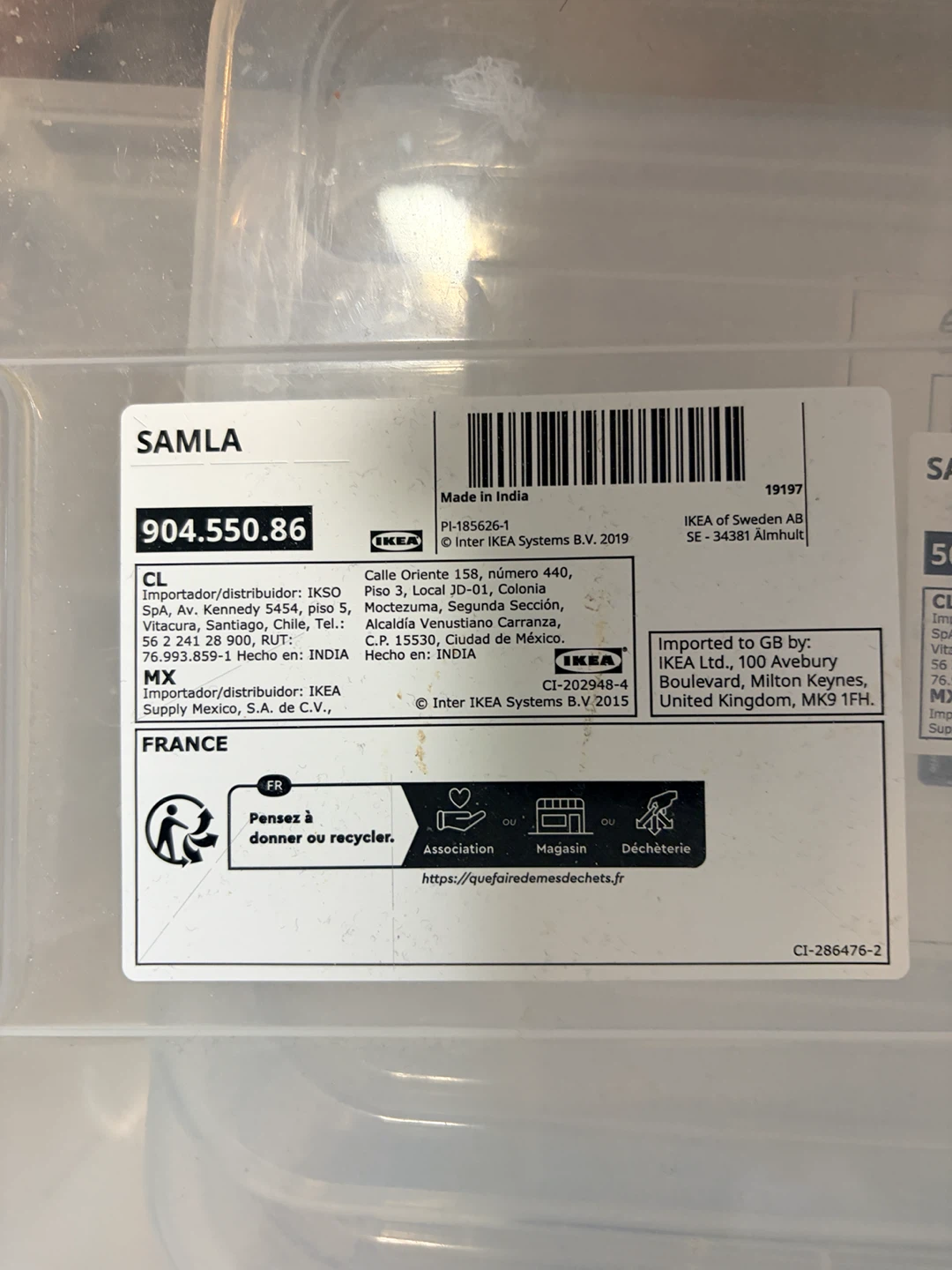 IKEA SAMLA Storage Boxes - photo 5