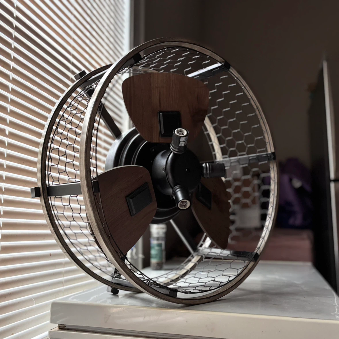 Industrial style ceiling fan - photo 2