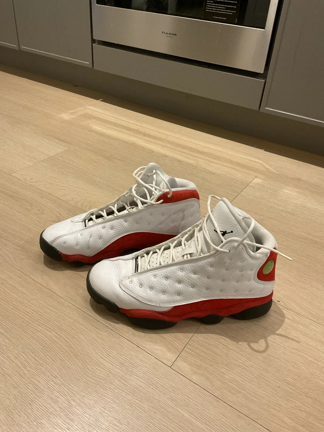 Air Jordan 13 Retro White Red Sneakers