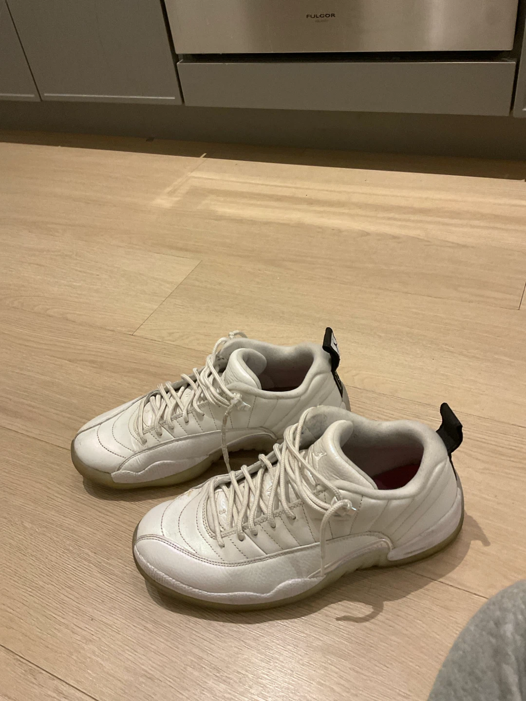 Jordan 12 White Sneakers