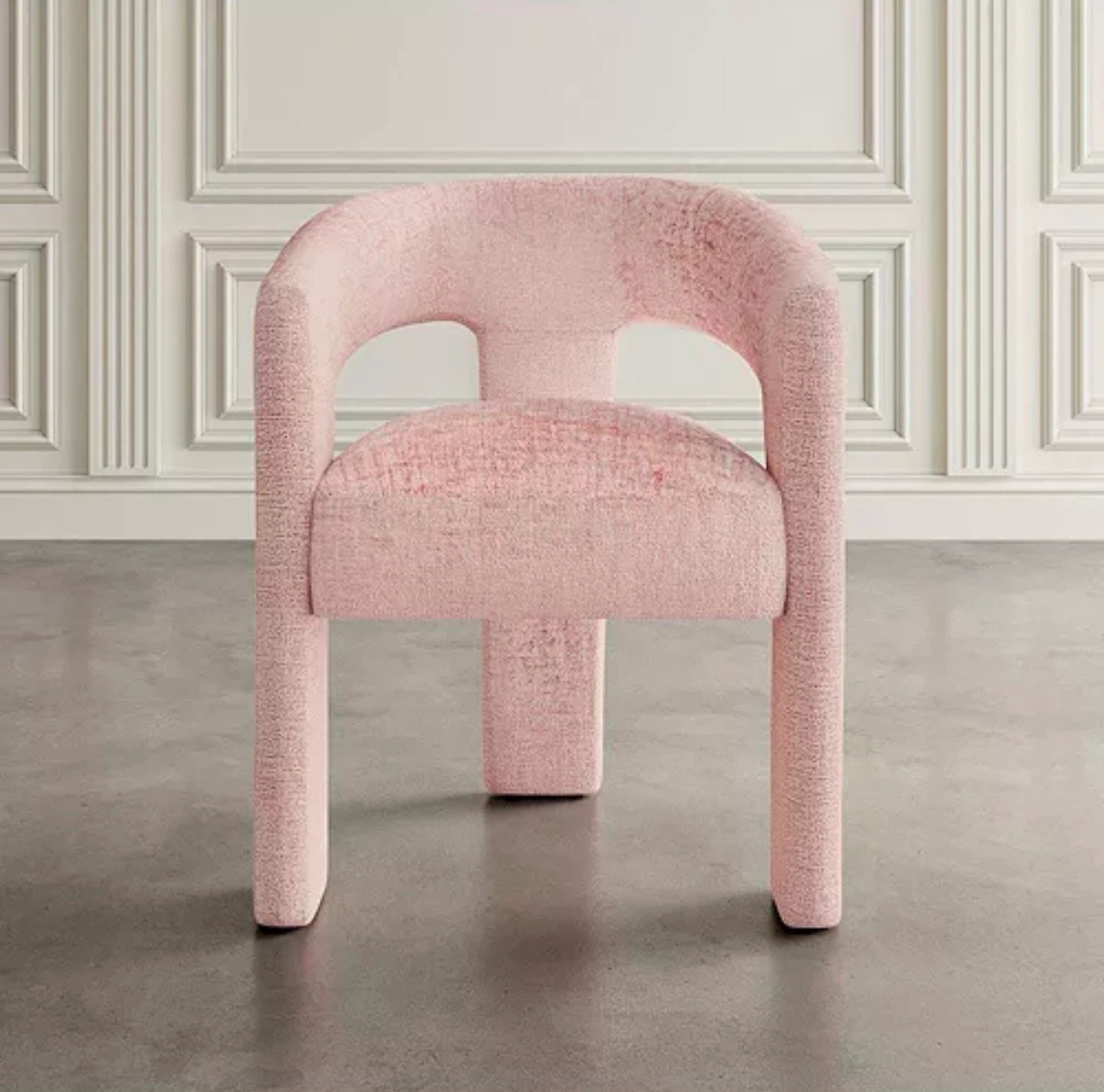 Modern Pink Accent Chair - photo 4