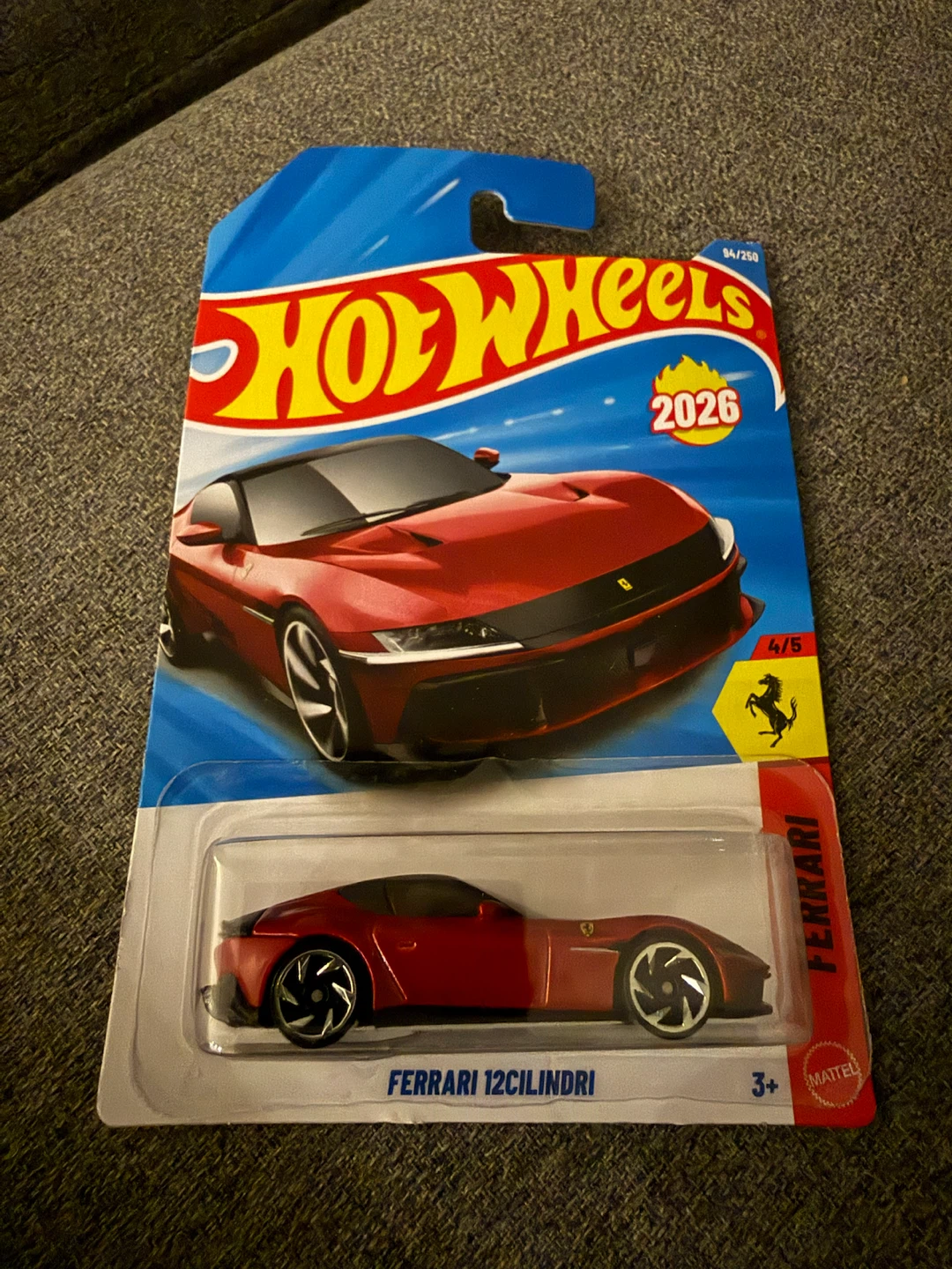 Hot Wheels Ferrari 12Cilindri