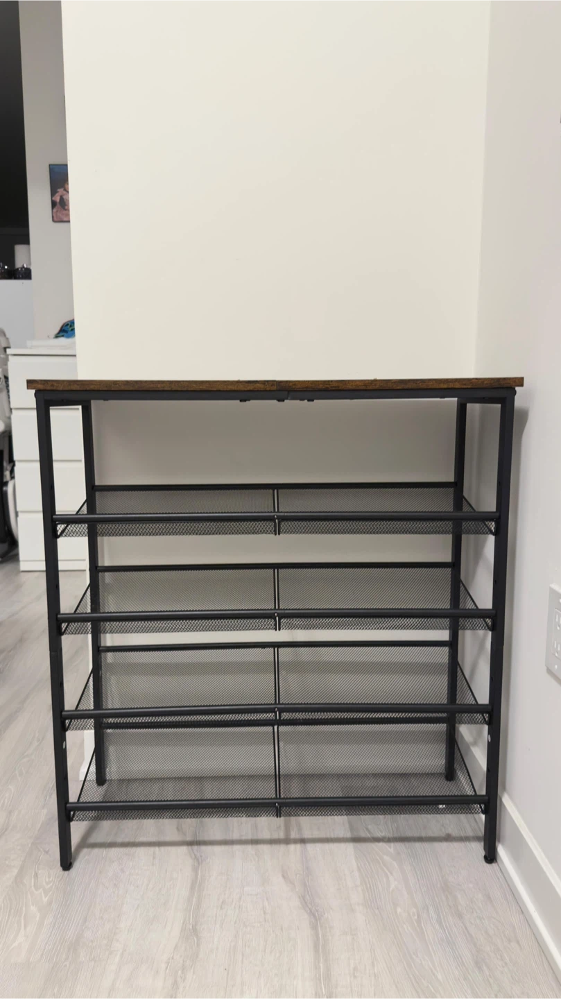 5-Tier Shoe Rack -Adjustable Shelves - photo 2