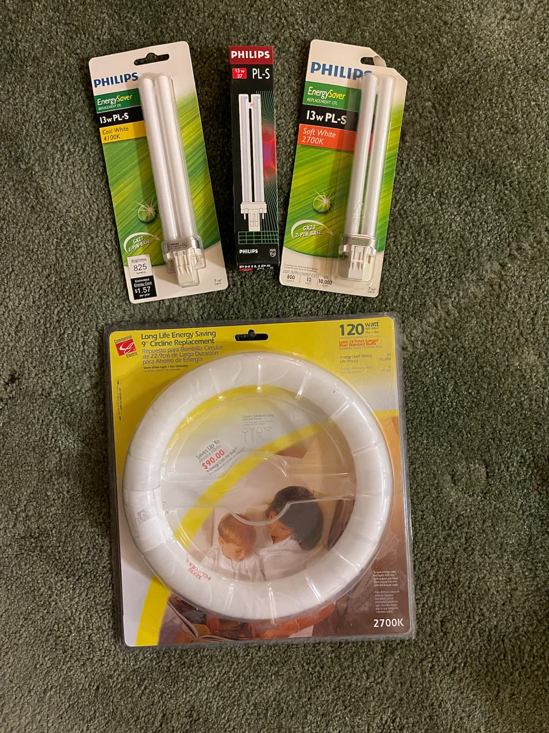 Assorted Philips Light Bulbs