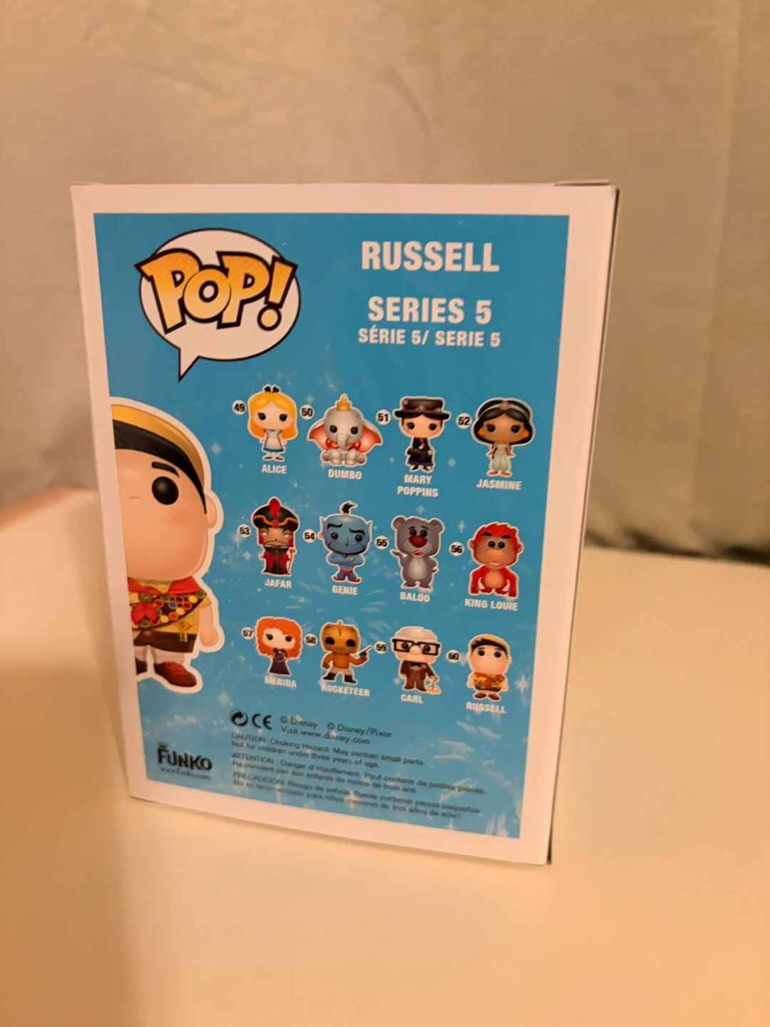 Funko Pop! Russell Disney Series 5 #60 (rare, blue disney label) - photo 3