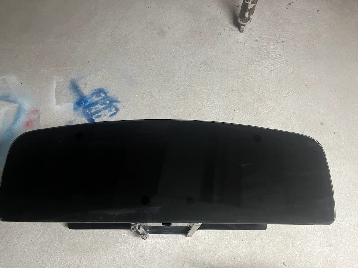 Black Glass TV Stand - photo 2