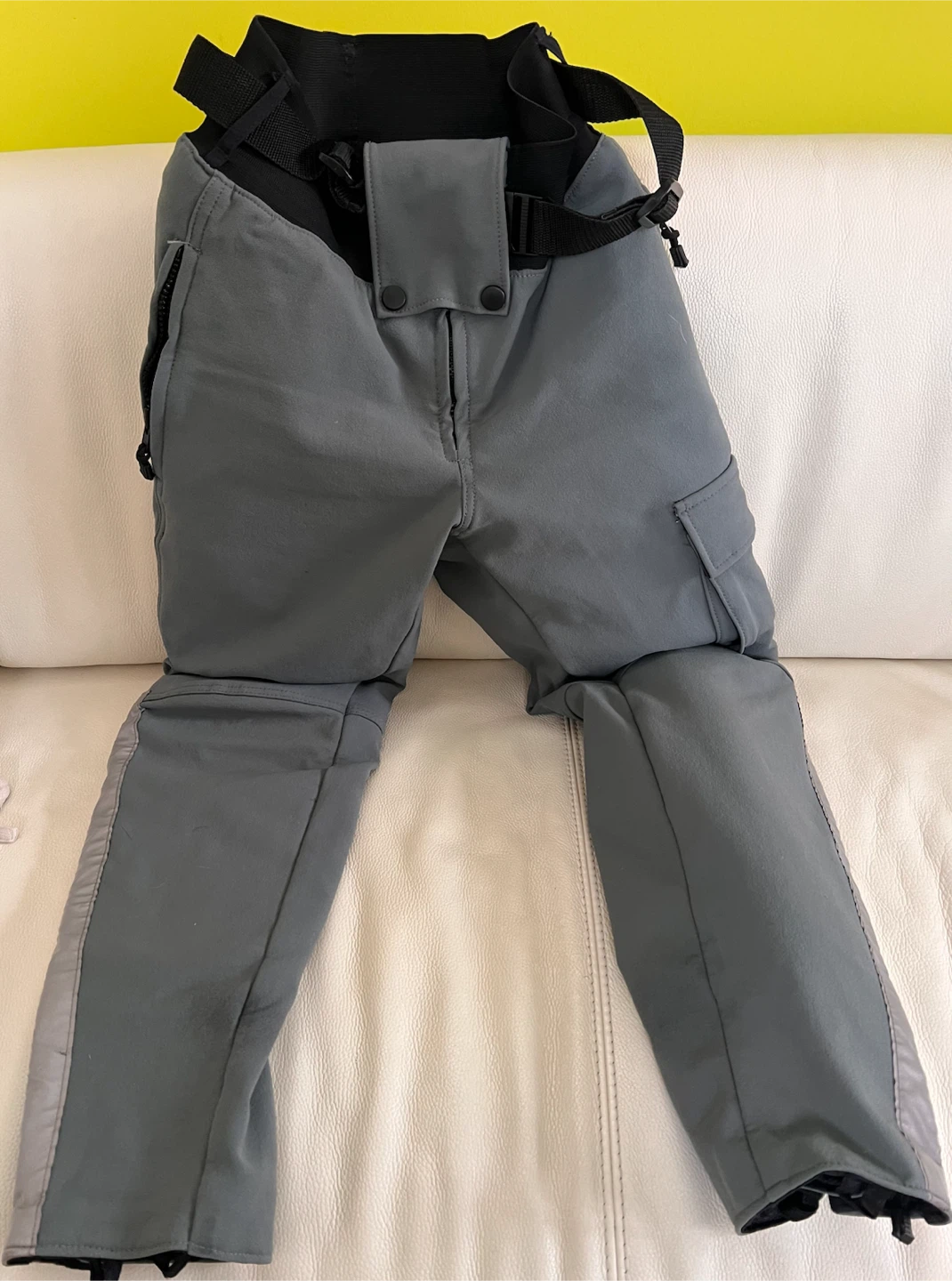 Blue/Grey Armoured Motorcycle Pants