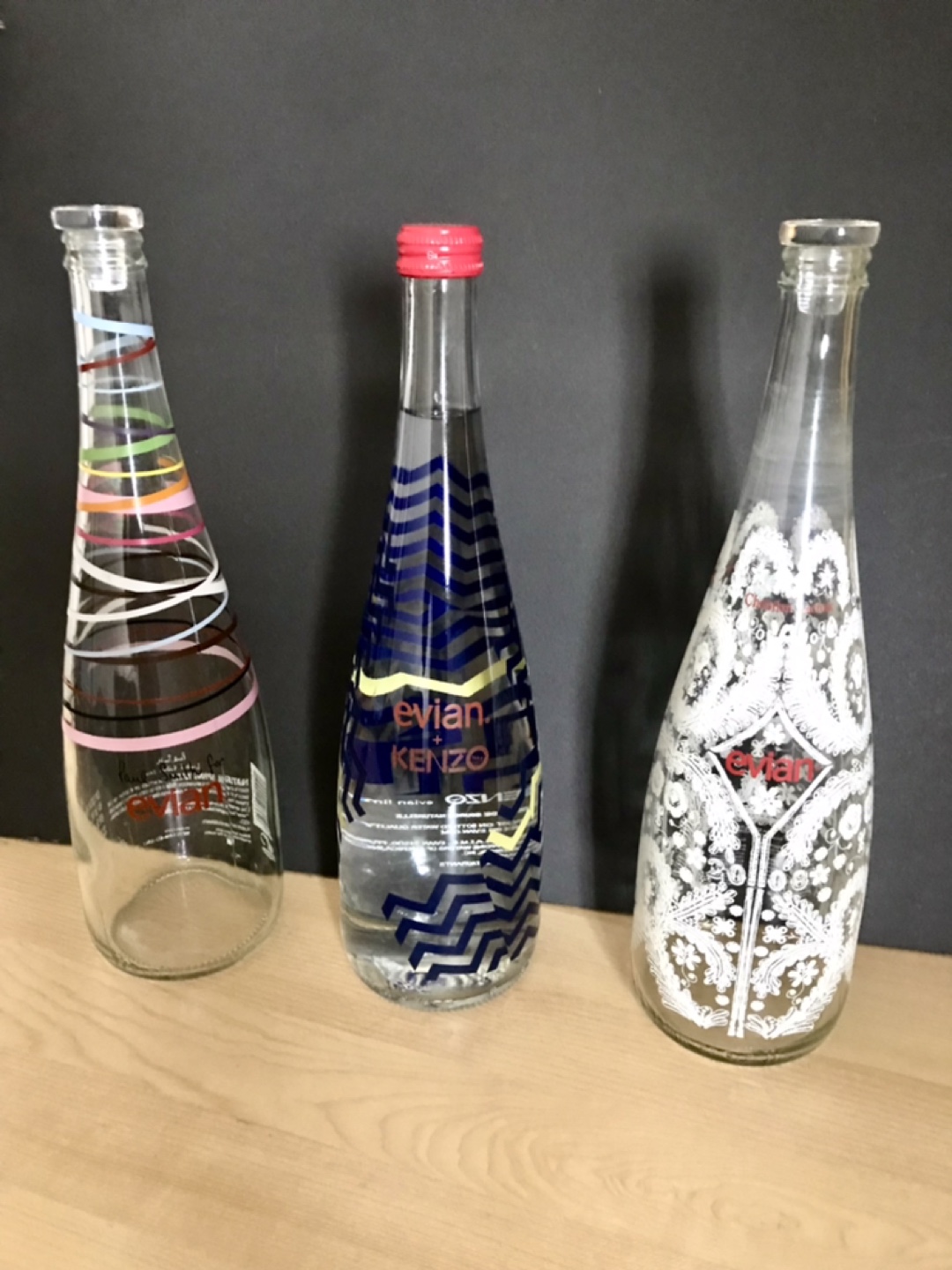 Collectors Editions Evian Bottles - Designer Collaborations