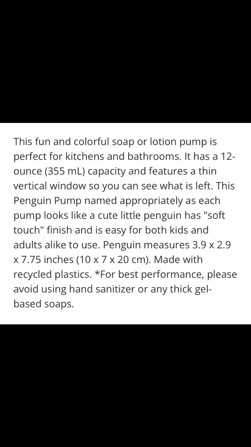 Umbra Penguin Soap Dispenser - photo 2