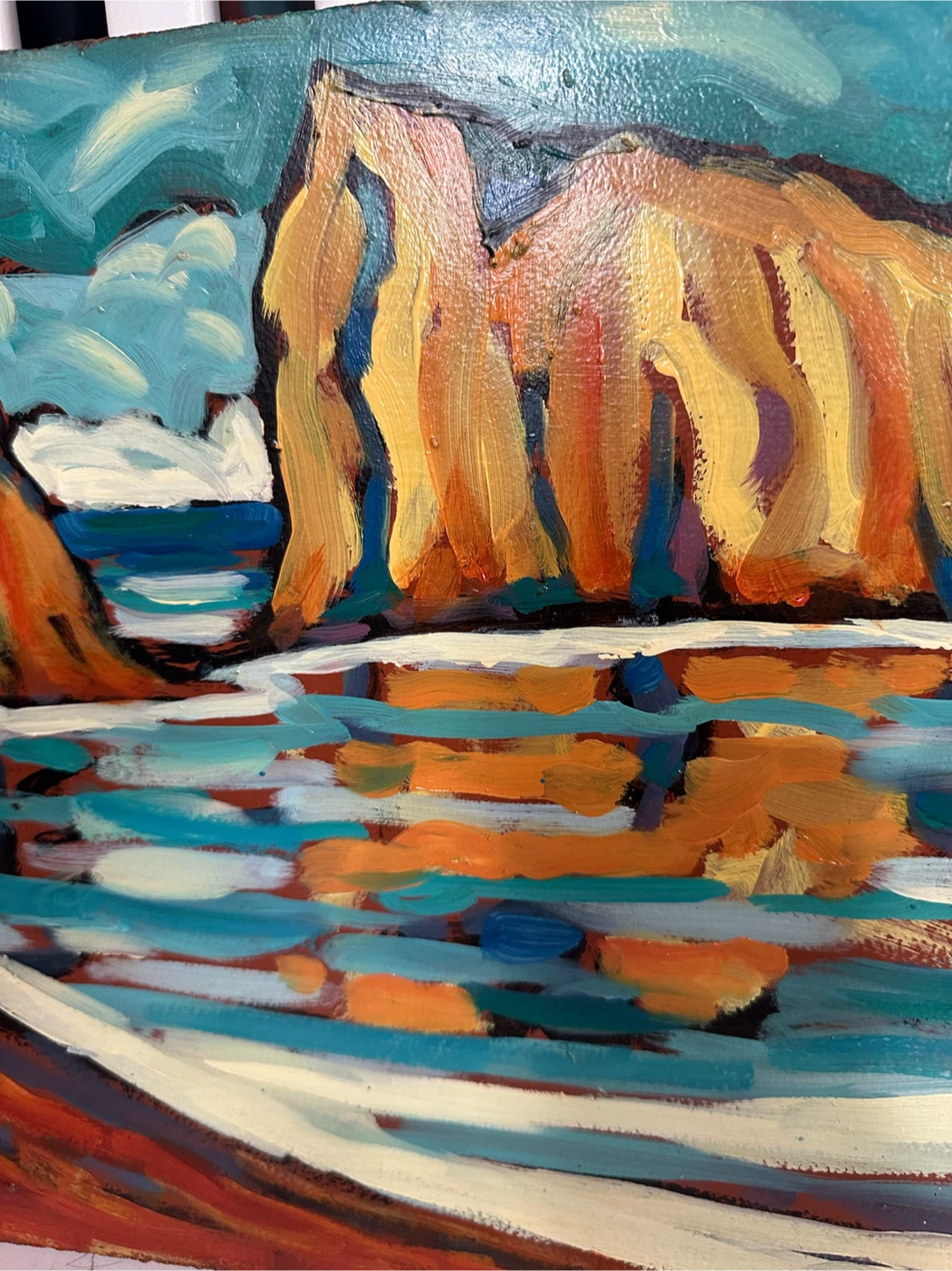 Vintage Mid Century Painting - photo 4