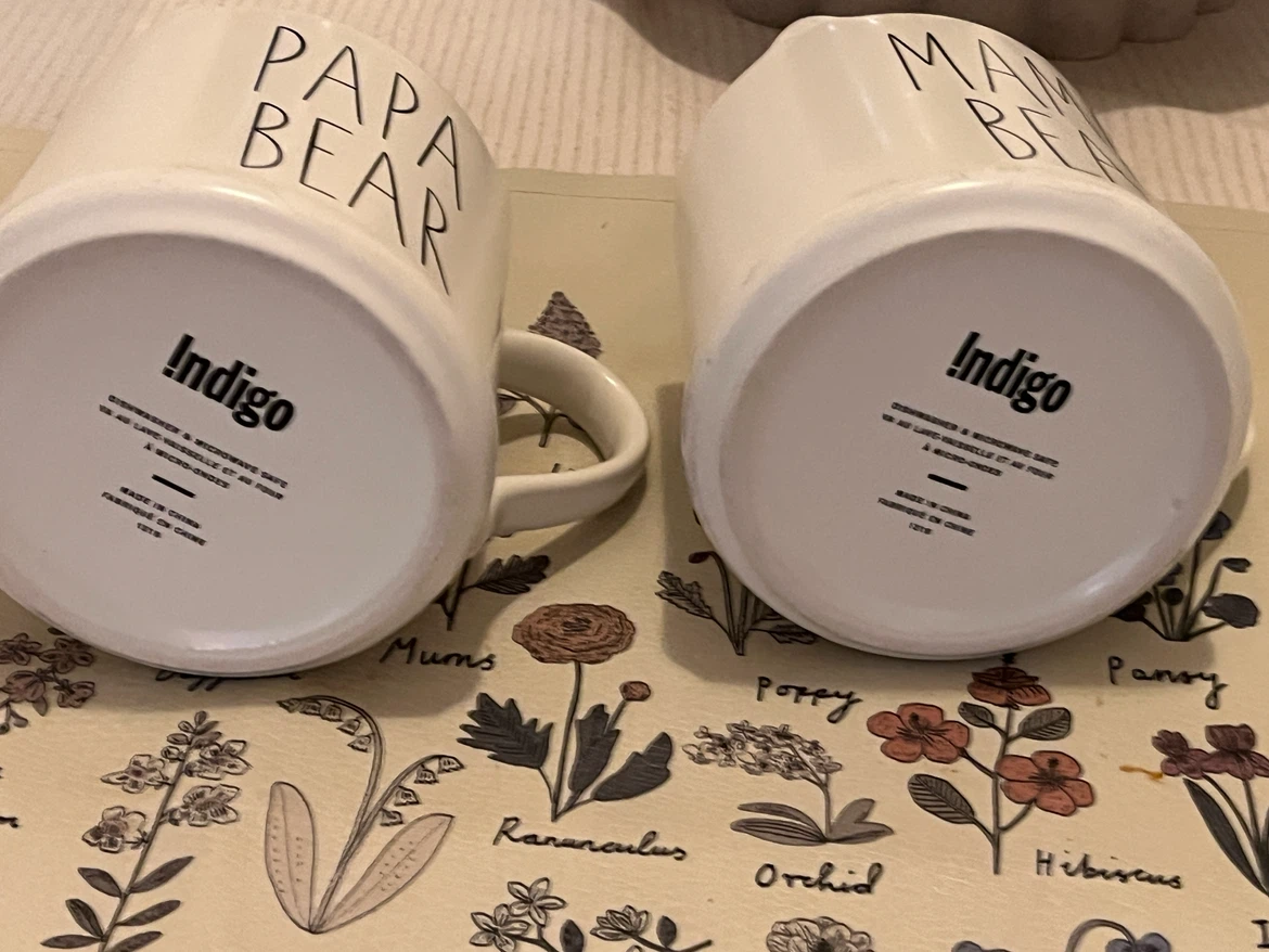 Indigo Mama Bear and Papa Bear Mugs - photo 3