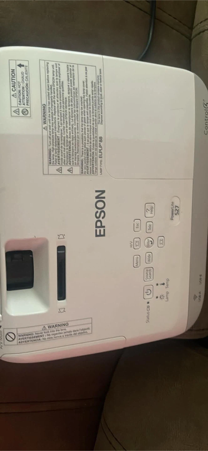 Epson Projector with Case and Accessories - photo 3