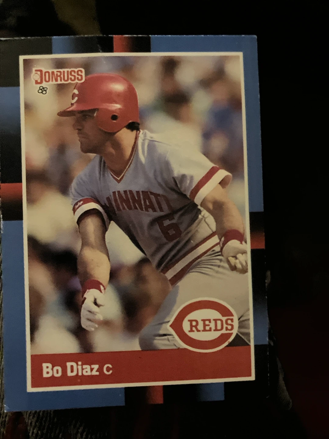 1988 Donruss Bo Diaz Baseball Card