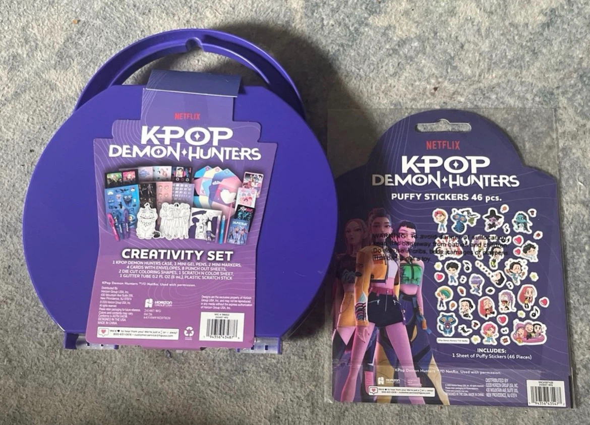 Netflix KPOP Demon Hunters figurines, stickers and creative set - photo 5