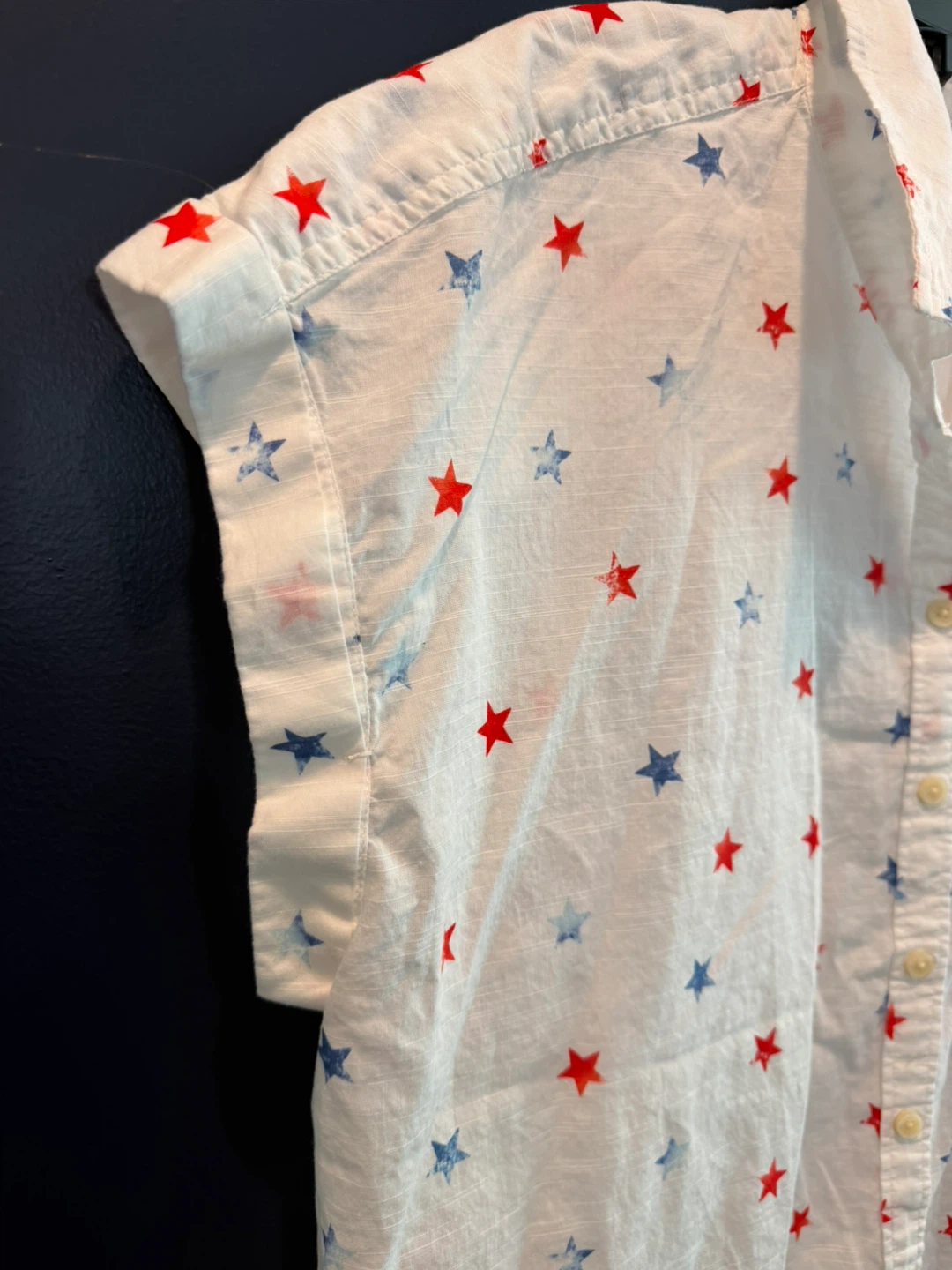 Women’s Size 2XL Style & Co Star Print Button-Down Shirt - photo 4
