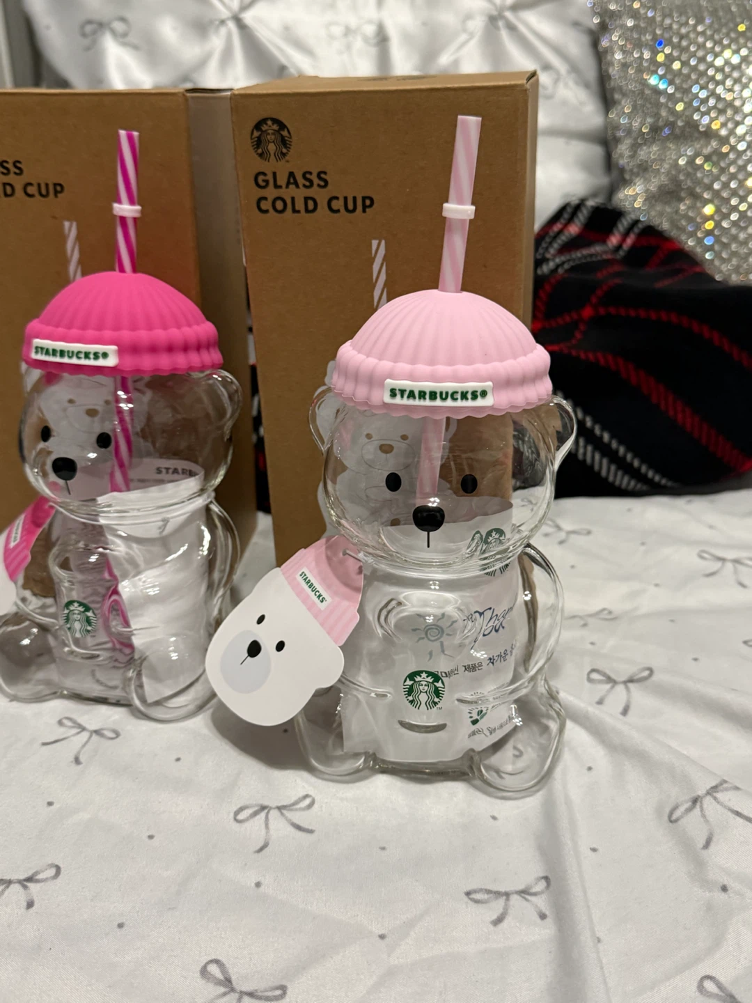Starbucks Bearista Glass Cold Cup Korea limited edition - photo 2