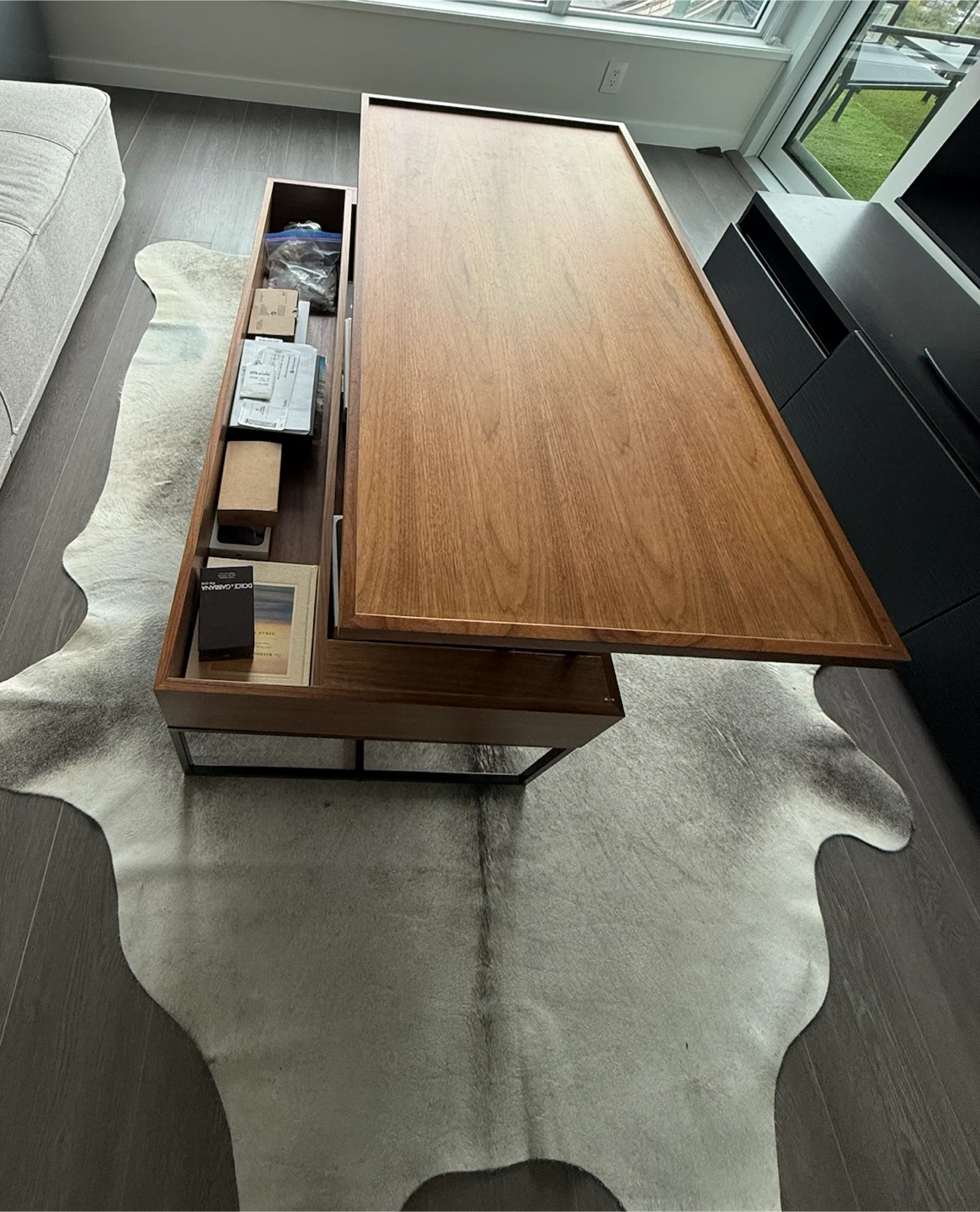 Matteo Coffee Table with Storage - photo 2