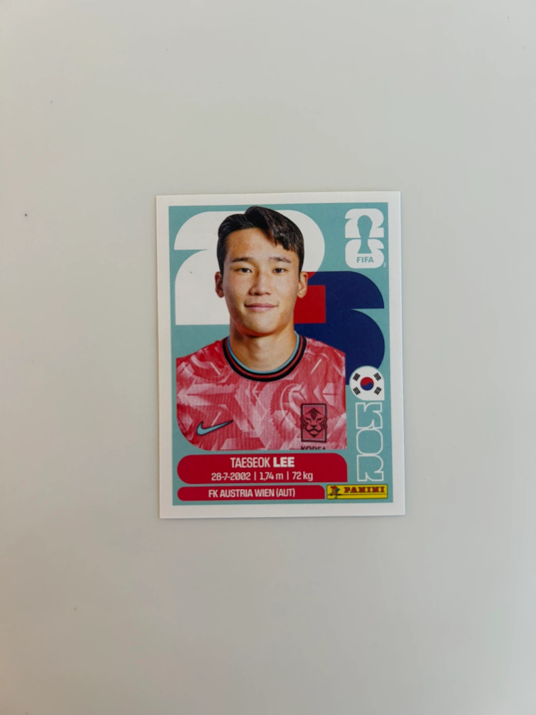 Panini FIFA World Cup 2026 Taeseok Lee Sticker