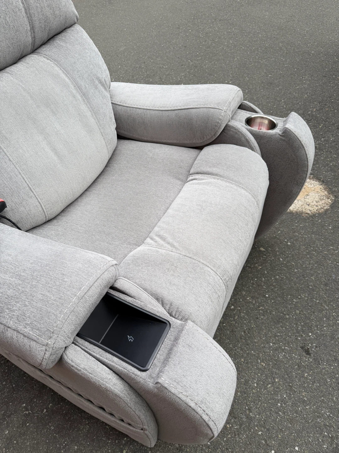 VivaLift Power lift Recliner Chair - Grey - photo 3
