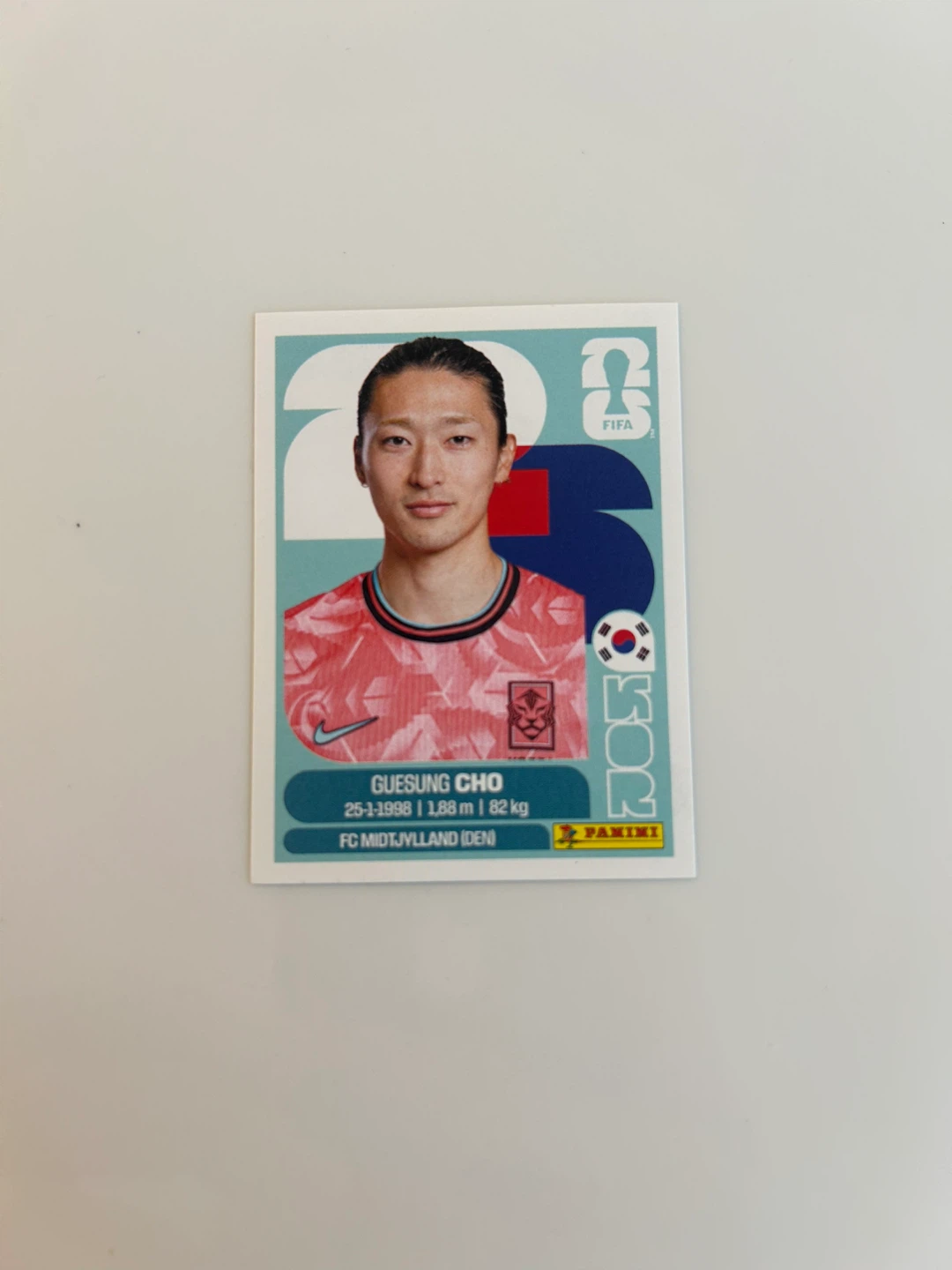 Panini Guesung Cho FIFA World Cup 2026 Card