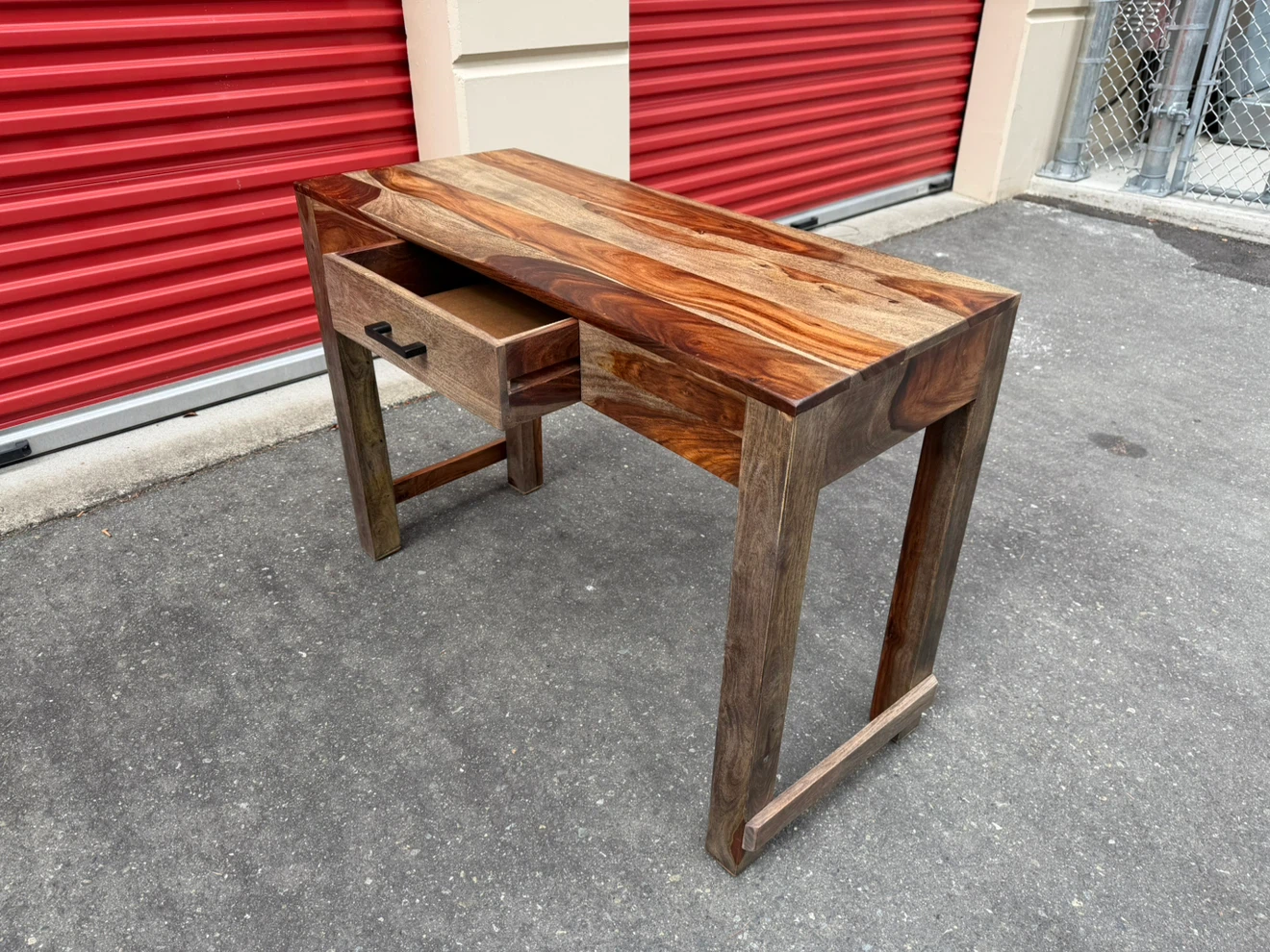 Solid Wood Writing Desk with Drawer