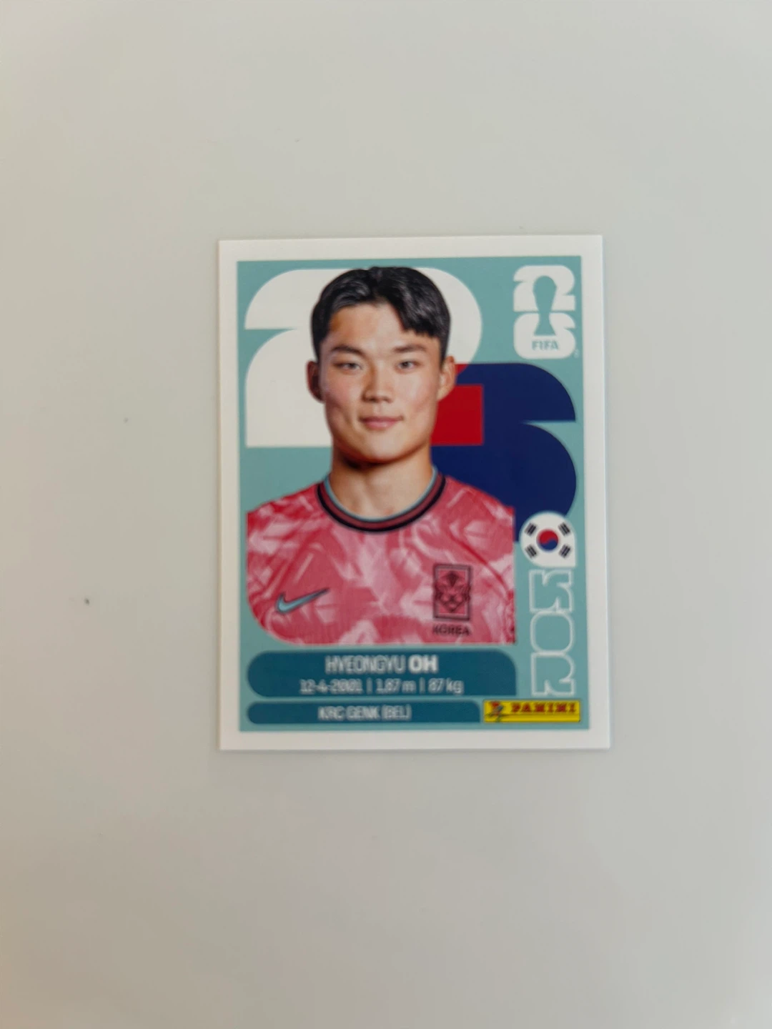 Panini FIFA World Cup 2026 Hyeongyu Oh Card