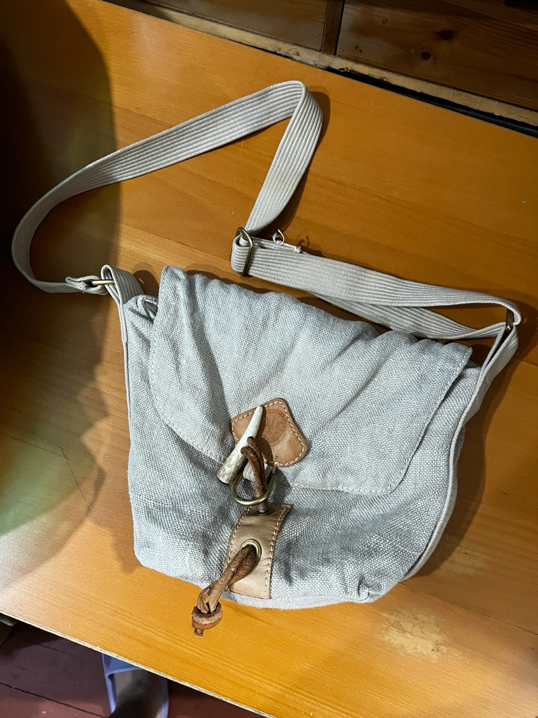 Terrapak Hemp Crossbody Messenger Bag unisex