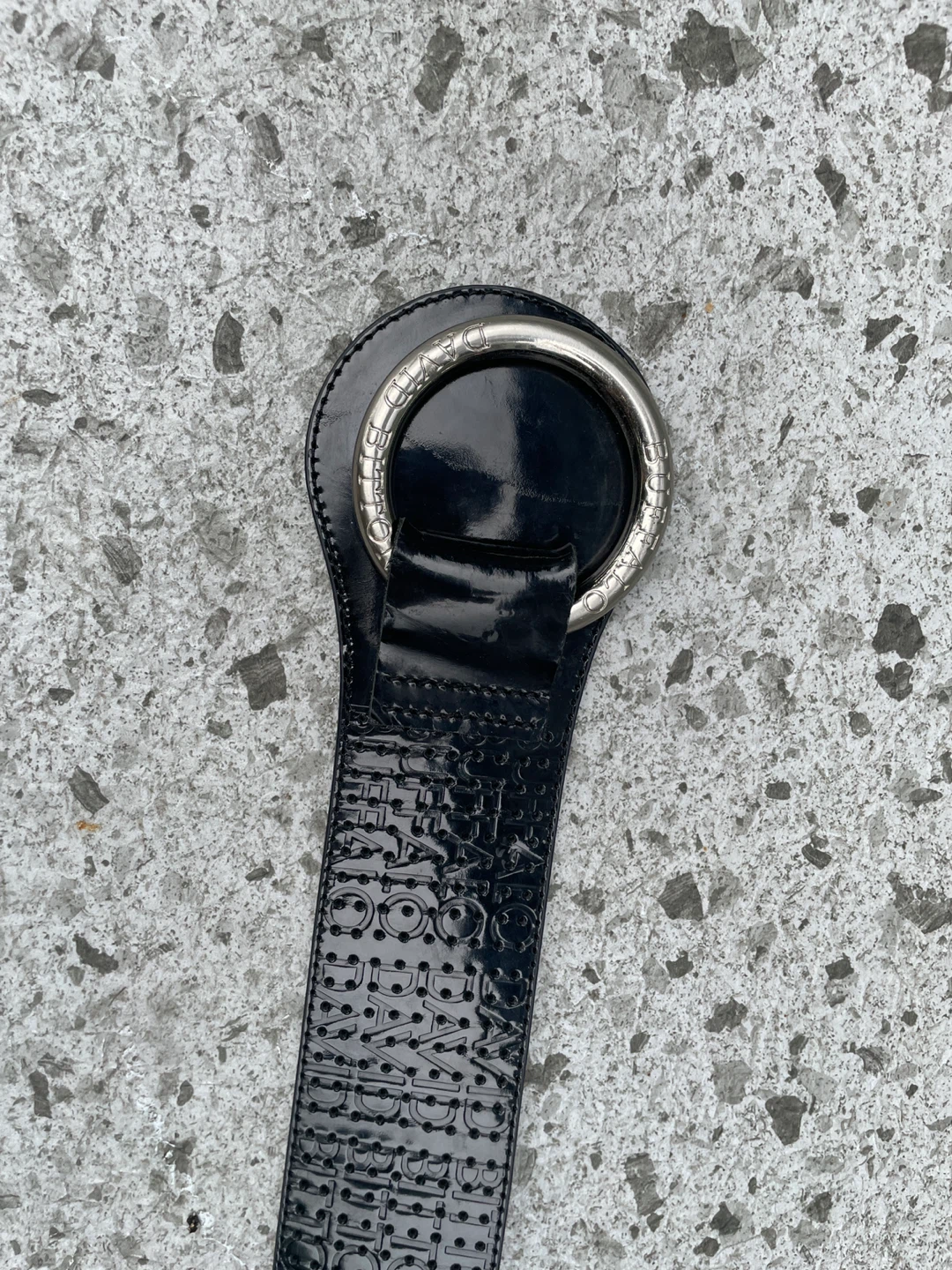 Buffalo David Britton y2k, black logo belt oversized - photo 4